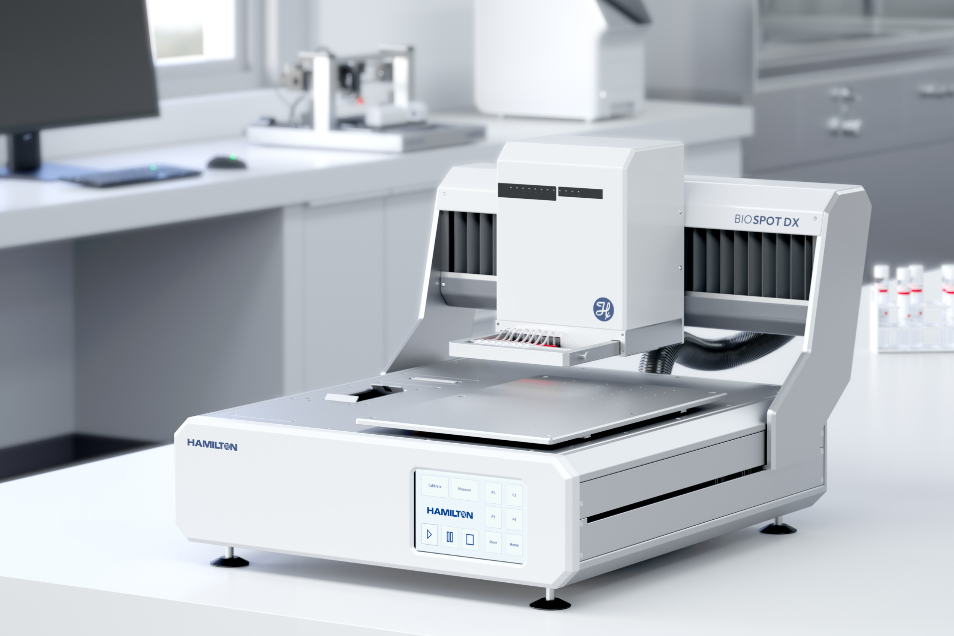 Nanoliter spotter for Diagnostic and POC BIOSPOT DX