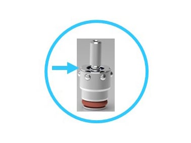 Checking the stop disk assembly